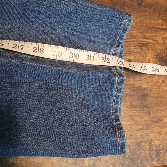 Riggs Wrangler Utility Jeans 36x32 Dura Shield Carpenter Medium Dark Wash NWT - Picture 10 of 11